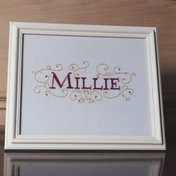 Millie hand embroidery - Misericordia 2016
